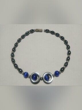 Hematite & Cat's Eye Bracelet